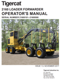 Tigercat 2160 Loader Forwarder Operator/User Manual (21600101-21600500) - PDF File Download