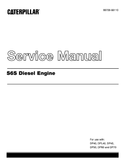 S6S Caterepillar Diesel Engine (Forklift) Service Repair Manual - PDF File Download