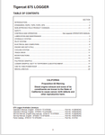 Download Complete Service Manual PDF For Tigercat 875 Logger | Serial No. (8750101 - 8750500)