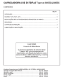 Download Complete Operator/User Manual PDF For Tigercat LS855C Shovel Logger | Serial No. (85500101-85502000, 85550101-85551000) - Portuguese