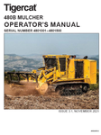 Tigercat 480B Mulcher Operator/User Manual (4801001-4801500, 4801001-4801500) - PDF File Download