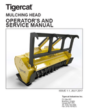 Download Complete Operator's and Service Manual PDF For Tigercat 4000 Series Mulching Head | Serial No. (40610001-40610300)