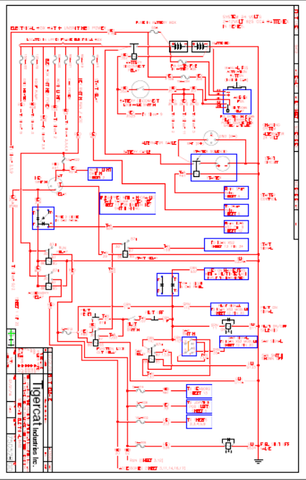 Tigercat 845D Feller Buncher Electrical Schematic Manual (84512501-84513000, 845x2601-845x3000) - PDF File Download