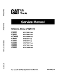 C3000 Caterepillar Forklift Service Repair Manual - PDF File Download