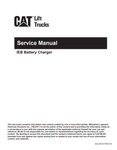 Li-lon IEB Battery Charger Caterepillar Forklift Service Repair Manual - PDF File Download