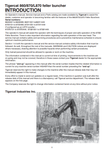 Become an expert in the Tigercat 870 Feller Buncher with this comprehensive service and repair manual. With detailed information for the 8700101-87011499 models, you'll have access to specialized knowledge and techniques for maintaining and repairing your machine. Keep your equipment operating at peak performance with this essential PDF download.