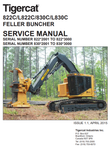 Tigercat L830C Feller Buncher Service Repair Manual (83021001-83023000, 83022001-83023000) - PDF File Download