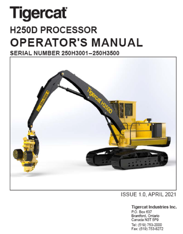 Introduction Machine Identification And Serial Numbers Standards For Machine Operator Protective Structures Non-approved Field Product Changes Regulatory Information Warranty-ερα Safety Using High-speed Disc Sains Safely Controls And Operation Lubrication And Maintenance