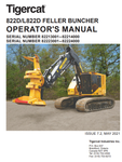 Tigercat L822D Feller Buncher Operator/User Manual (82223001-82224000) - PDF File Download