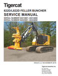 Tigercat 822D Feller Buncher Service Repair Manual (82213001-82214000) - PDF File Download