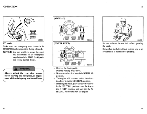 DP15N Caterepillar Forklift Operation & Maintenance Manual - PDF File Download