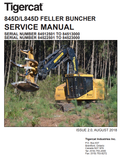 Tigercat 845D Feller Buncher Service Repair Manual (84512501-84513000) - PDF File Download