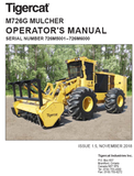 Tigercat M726G Mulcher Operator/User Manual (726M6001-726M6250, 726M5001-726M6000) - PDF File Download