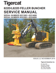 Tigercat L822D Feller Buncher Service Repair Manual (82223001-82224000) - PDF File Download