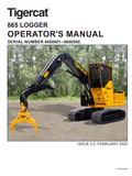 Tigercat 865 Logger Operator/User Manual (8650001-8650500) - PDF File Download