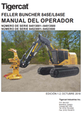 Tigercat 845E Feller Buncher Operator/User Manual (84513001-84513500) - PDF File Download