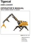 Tigercat 250B Loader Operator/User Manual (2500501-2502000) - PDF File Download