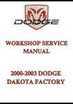2000-2003 DODGE DAKOTA FACTORY WORKSHOP SERVICE MANUAL - PDF