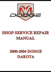 2000-2004 DODGE DAKOTA SHOP SERVICE REPAIR MANUAL - PDF