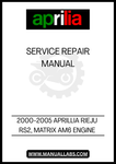 UNLOCK THE FULL POTENTIAL OF YOUR 2000-2005 APRILIA RIEJU RS2 WITH OUR COMPREHENSIVE MATRIX AM6 ENGINE SERVICE REPAIR MANUAL. THIS PDF FILE IS METICULOUSLY CRAFTED TO PROVIDE YOU WITH DETAILED INSTRUCTIONS AND INSIGHTS, ENSURING THAT YOU CAN PERFORM MAINTENANCE AND REPAIRS WITH CONFIDENCE. 