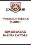 2000-2005 DODGE DAKOTA FACTORY WORKSHOP SERVICE MANUAL - PDF