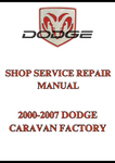 2000-2007 DODGE CARAVAN FACTORY SHOP SERVICE REPAIR MANUAL - PDF