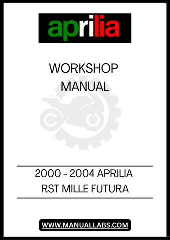UNLOCK THE FULL POTENTIAL OF YOUR 2000 - 2004 APRILIA RST MILLE FUTURA WITH OUR COMPREHENSIVE WORKSHOP MANUAL IN PDF FORMAT. THIS ESSENTIAL GUIDE IS DESIGNED TO PROVIDE YOU WITH DETAILED INSIGHTS INTO MAINTENANCE, REPAIRS, AND TROUBLESHOOTING, ENSURING YOUR MOTORCYCLE RUNS AT ITS BEST.