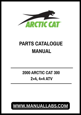 Discover the ultimate resource for your 2000 Arctic Cat 300 2x4 and 4x4 ATV with our comprehensive Parts Catalogue Manual. This PDF file is meticulously designed to provide you with detailed diagrams, part numbers, and specifications, ensuring you have everything you need for maintenance and repairs at your fingertips.