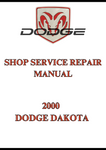 2000 DODGE DAKOTA SHOP SERVICE REPAIR MANUAL - PDF