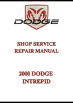 2000 DODGE INTREPID SHOP SERVICE REPAIR MANUAL - PDF