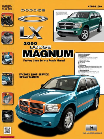 2000 DODGE LX MAGNUM FACTORY SHOP SERVICE REPAIR MANUAL - PDF