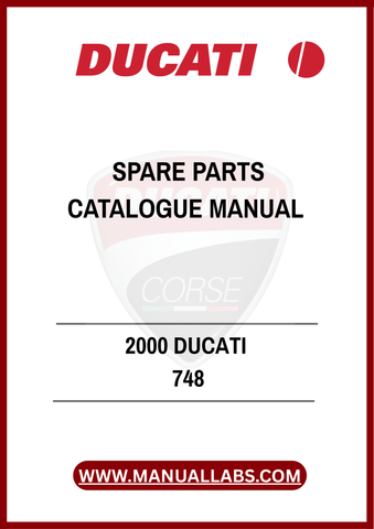 INVEST IN YOUR DUCATI EXPERIENCE TODAY BY SECURING THIS INVALUABLE PDF MANUAL. WITH THE 2000 DUCATI 748 SPARE PARTS CATALOGUE AT YOUR FINGERTIPS, YOU CAN CONFIDENTLY