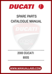 INVEST IN YOUR MOTORCYCLE’S LONGEVITY AND PERFORMANCE BY HAVING THIS ESSENTIAL MANUAL ON HAND. DOWNLOAD YOUR 2000 DUCATI 800S SPARE PARTS CATALOGUE MANUAL TODAY AND