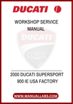 DON'T MISS OUT ON THE OPPORTUNITY TO ENHANCE YOUR OWNERSHIP EXPERIENCE. DOWNLOAD THE 2000 DUCATI SUPERSPORT 900 IE FACTORY WORKSHOP SERVICE MANUAL TODAY AND TAKE