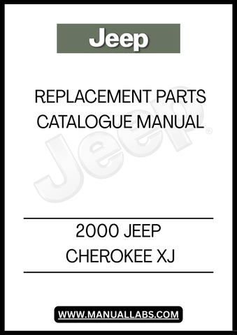 REVITALIZE YOUR 2000 JEEP CHEROKEE XJ WITH OUR COMPREHENSIVE REPLACEMENT PARTS CATALOGUE MANUAL. THIS ESSENTIAL GUIDE IS DESIGNED TO HELP YOU EASILY IDENTIFY AND SOURCE THE RIGHT PARTS FOR YOUR VEHICLE, ENSURING OPTIMAL PERFORMANCE AND LONGEVITY. WHETHER YOU'RE A SEASONED MECHANIC OR A DIY ENTHUSIAST, THIS MANUAL IS YOUR GO-TO RESOURCE FOR ALL THINGS CHEROKEE.