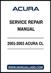 2001-2003 ACURA CL SERVICE REPAIR MANUAL – PDF FILE