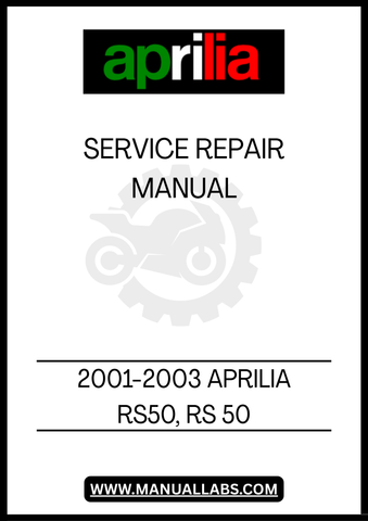 UNLOCK THE FULL POTENTIAL OF YOUR 2001-2003 APRILIA RS50 WITH OUR COMPREHENSIVE SERVICE REPAIR MANUAL IN PDF FORMAT. THIS ESSENTIAL GUIDE IS DESIGNED SPECIFICALLY FOR YOUR MODEL, PROVIDING DETAILED INSTRUCTIONS AND ILLUSTRATIONS TO HELP YOU TACKLE ANY MAINTENANCE OR REPAIR TASK WITH CONFIDENCE.