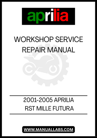 DON'T LET MECHANICAL PROBLEMS SLOW YOU DOWN. INVEST IN THE 2001-2005 APRILIA RST MILLE FUTURA WORKSHOP SERVICE REPAIR MANUAL TODAY AND GAIN THE KNOWLEDGE YOU NEED TO MAINTAIN AND REPAIR YOUR MOTORCYCLE LIKE A PRO. DOWNLOAD YOUR PDF FILE NOW AND HIT THE ROAD WITH CONFIDENCE!