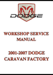 2001-2007 DODGE CARAVAN FACTORY WORKSHOP SERVICE MANUAL - PDF