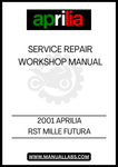 UNLOCK THE FULL POTENTIAL OF YOUR 2001 APRILIA RST MILLE FUTURA WITH OUR COMPREHENSIVE WORKSHOP SERVICE REPAIR MANUAL IN PDF FORMAT. THIS ESSENTIAL GUIDE IS DESIGNED FOR BOTH SEASONED MECHANICS AND ENTHUSIASTIC DIYERS, PROVIDING DETAILED INSTRUCTIONS AND INSIGHTS TO KEEP YOUR MOTORCYCLE RUNNING SMOOTHLY.