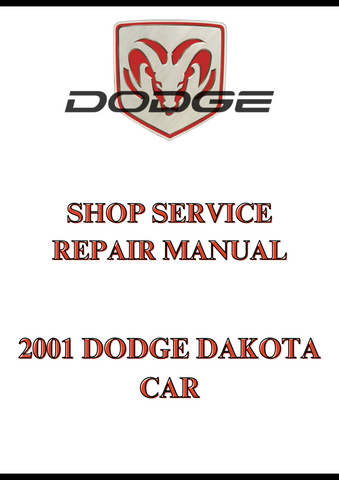 2001 DODGE DAKOTA CAR SHOP SERVICE REPAIR MANUAL - PDF