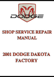 2001 DODGE DAKOTA FACTORY SHOP SERVICE REPAIR MANUAL - PDF