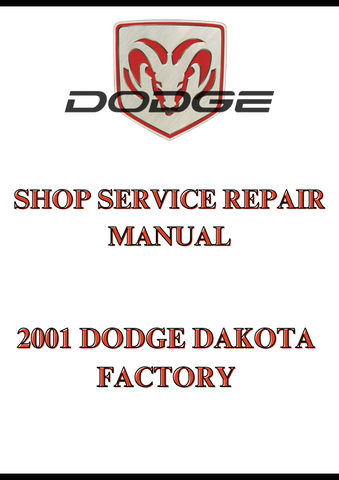 2001 DODGE DAKOTA FACTORY SHOP SERVICE REPAIR MANUAL - PDF