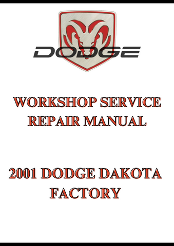 2001 DODGE DAKOTA FACTORY WORKSHOP SERVICE REPAIR MANUAL - PDF