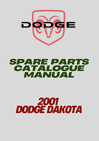 2001 DODGE DAKOTA SPARE PARTS CATALOGUE MANUAL - PDF