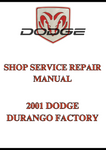 2001 DODGE DURANGO FACTORY SHOP SERVICE REPAIR MANUAL - PDF