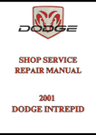 2001 DODGE INTREPID SHOP SERVICE REPAIR MANUAL - PDF