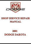 2001 DODGE DAKOTA SHOP SERVICE REPAIR MANUAL - PDF