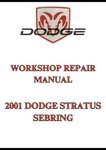 2001 DODGE STRATUS SEBRING WORKSHOP REPAIR MANUAL - PDF
