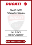 DON'T LET A MISSING PART KEEP YOU OFF THE ROAD. EQUIP YOURSELF WITH THE KNOWLEDGE AND RESOURCES YOU NEED TO KEEP YOUR DUCATI 996 IN PEAK CONDITION. PURCHASE YOUR PDF